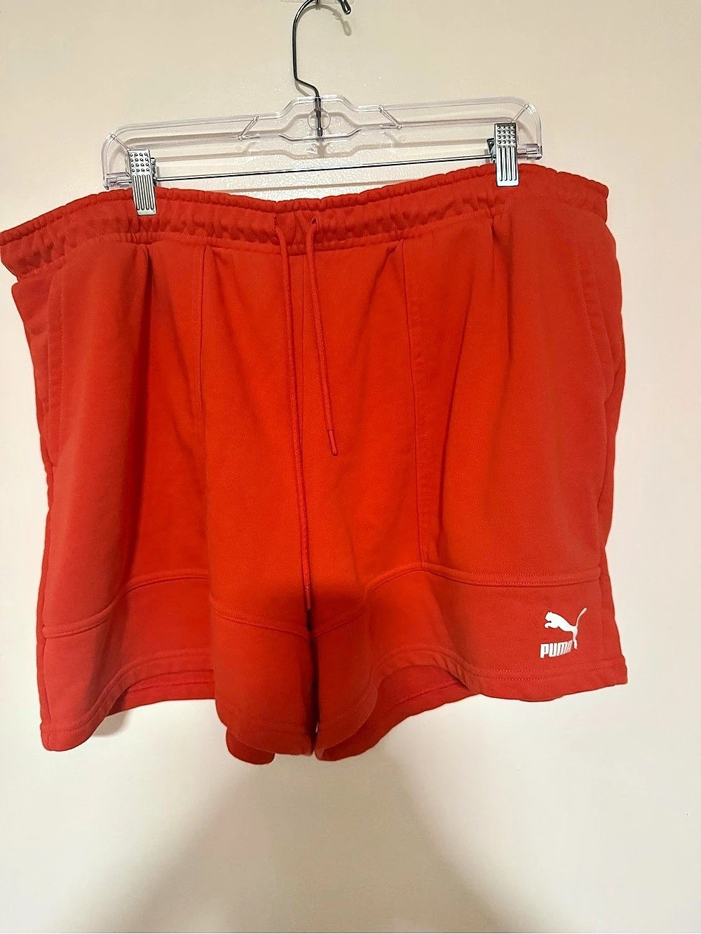 Puma Athletic Shorts in Red US 3X Like New